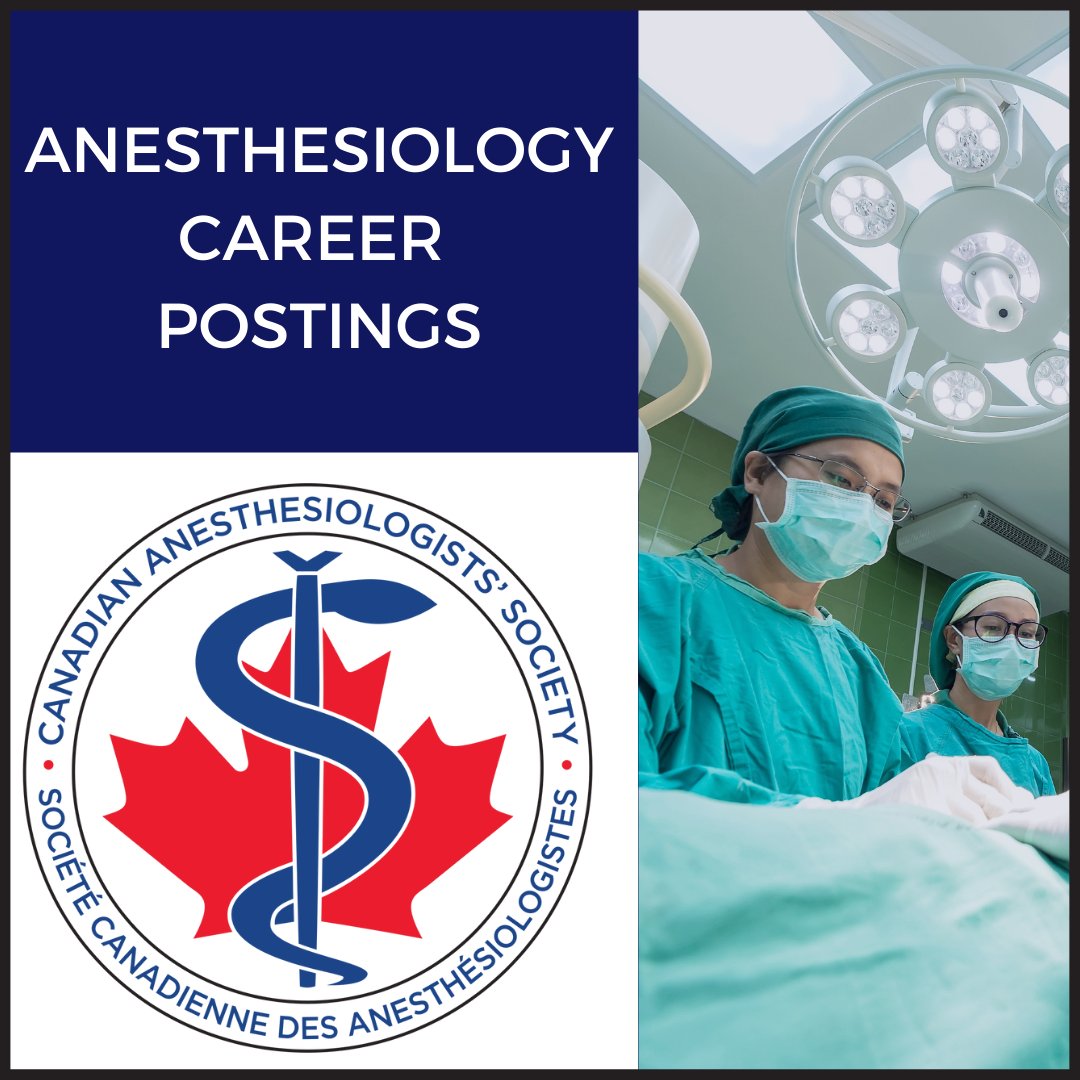 Canadian Anesthesiologists' Society tweet media