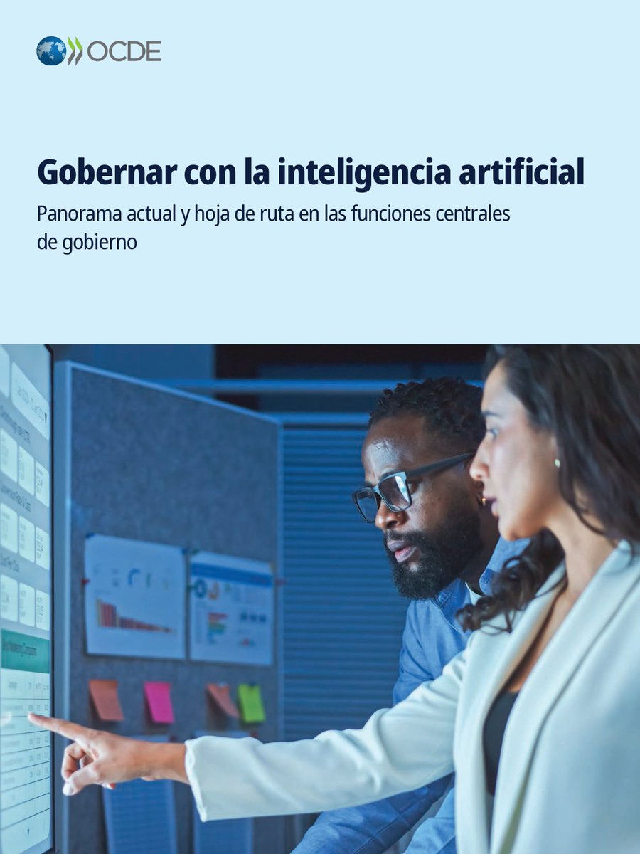 DiploGobAbierto's tweet photo. Desde @OECD: Gobernar con la inteligencia artificial. Panorama actual y hoja de ruta en funciones centrales de gobierno [PDF] https://t.co/ITmoIIHKkW @OECDgov @TheOpenGovLab @redmatriz @GIGAPP @GovTechHub https://t.co/uDxbfsD11B