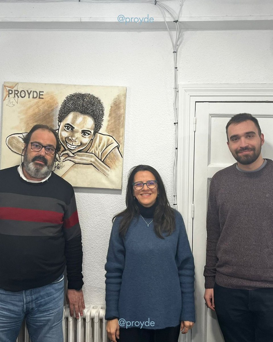 PROYDEMADRID's tweet photo. Durante unos días hemos tenido la suerte de contar con nuestro compañero Pablo de Proega en nuestras oficinas de la Sede Central en Madrid.
Hemos podido compartir experiencias, trabajar mano a mano y avanzar líneas comunes de cara al futuro. https://t.co/JsK0dFrNeg