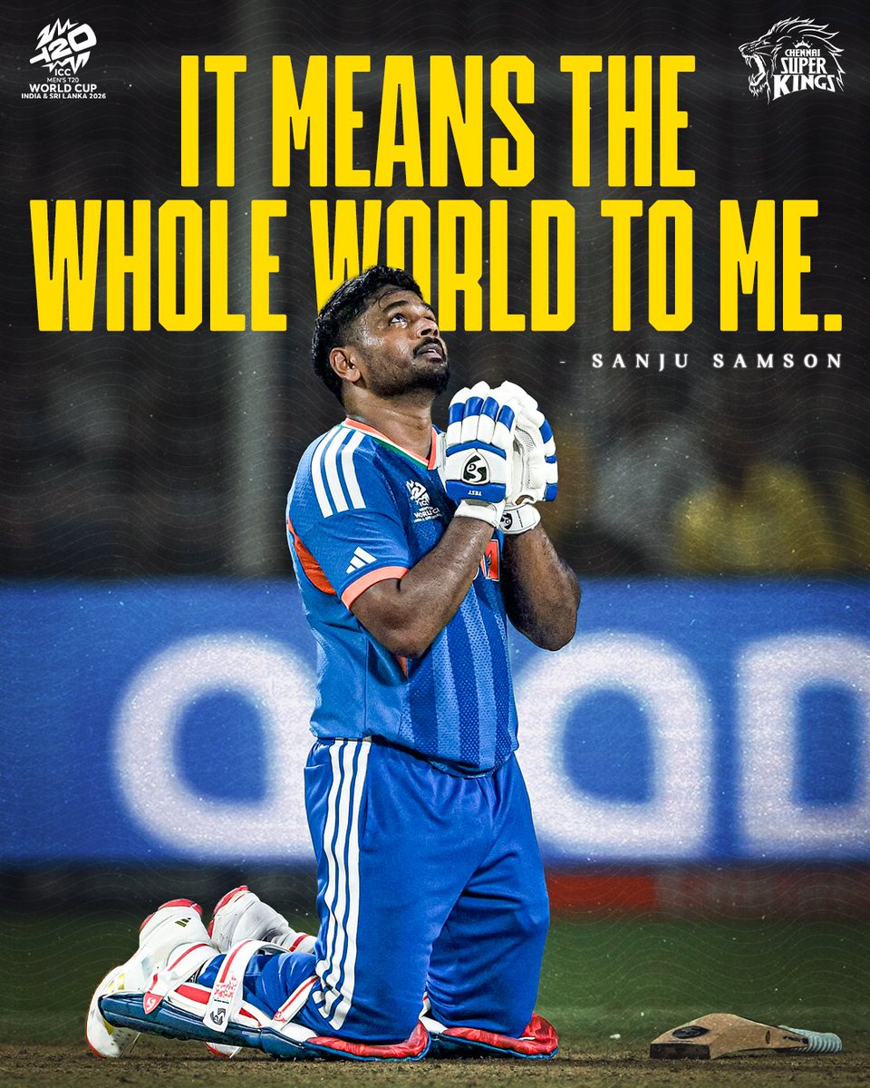 We know Sanju! We know! 🥹

#WhistlePodu #T20WorldCup
📸: ICC