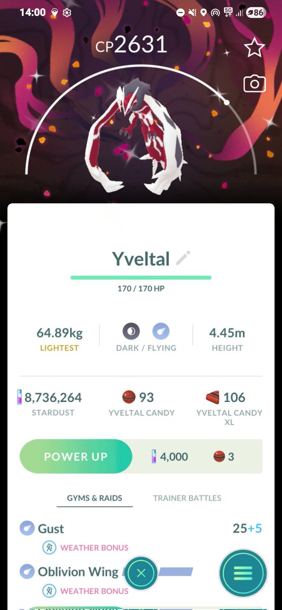 🥳🥳🥳
Now I just need Bottlecaps to come back to max this baby out!
#PokemonGO #PoGo #ShinyPokemon