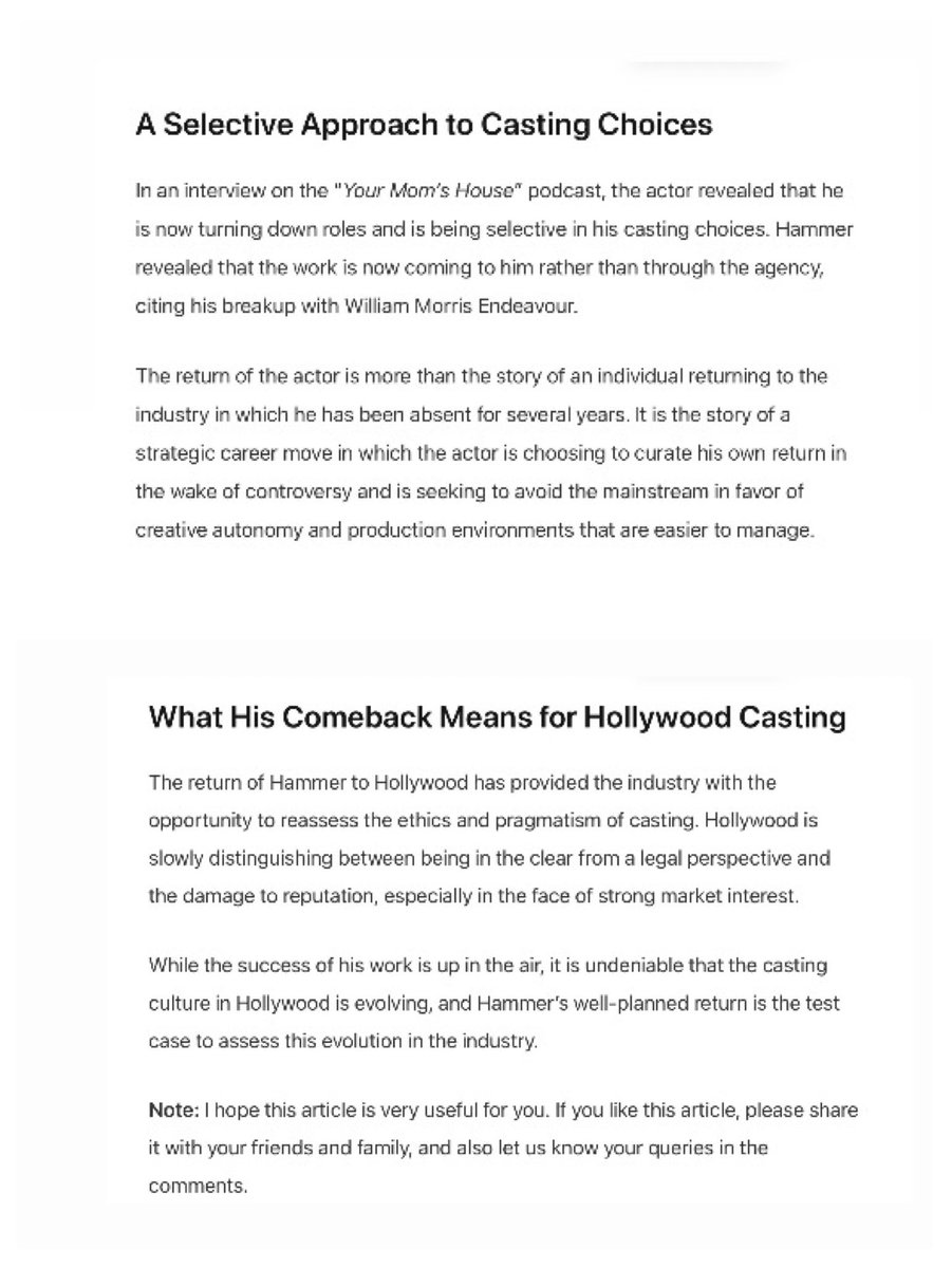 Great article and it feels so good 😊 
#ArmieHammer #SupportArmieHammer

 baapofmovies.com/armie-hammers-…