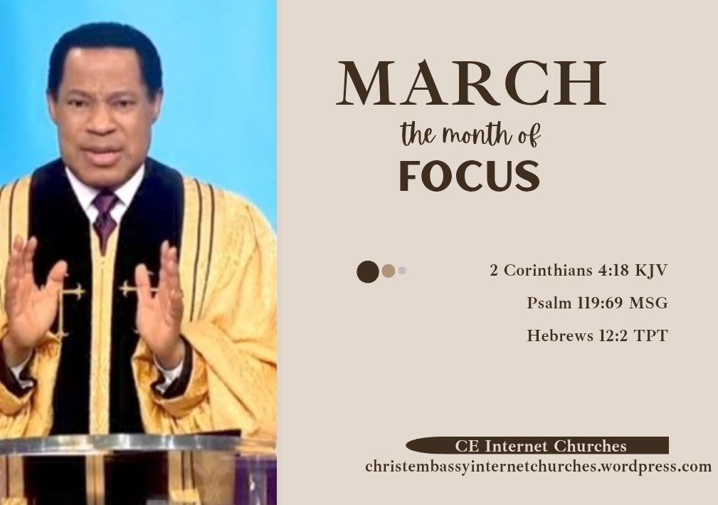 InspiringScrip1's tweet photo. Welcome to the month of March, the Month of FOCUS

#inspiringscriptures
#inspiringscripturestv https://t.co/y6yUEDVxEC