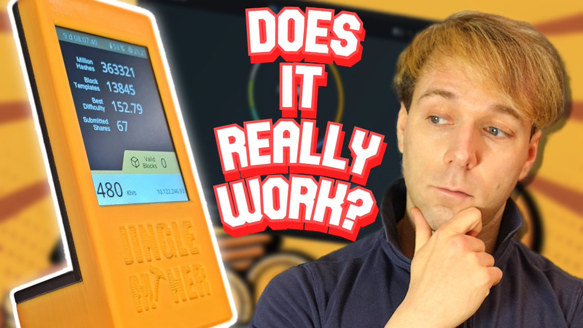 Sergej_Silin's tweet image. Pocket Bitcoin Lottery Miner - Does It Work?
youtu.be/Euhgnrfv9ys
#JingleMining #Unboxing  #CryptoCommunity #CryptoMining #Cryptocoin #cryptocoins #bitcoin2026 #BitcoinComeback #YouTube #YouTuber