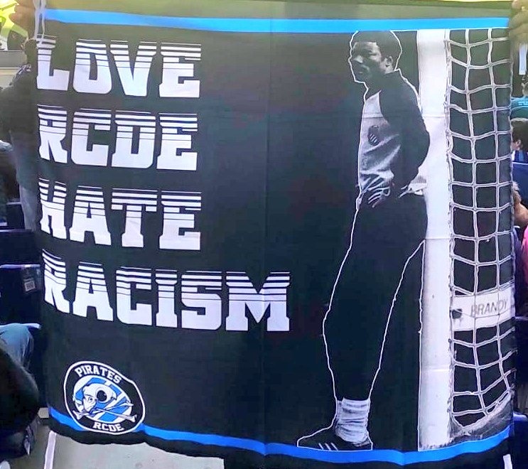 Fora dels estadis i de tota la societat els racistes, els violadors, masclistes i altres escòries.

#rcde

#HateRacismLoveRcde
#LoveRcdeHateRacism

#ProuRacisme
#ForaRacistes