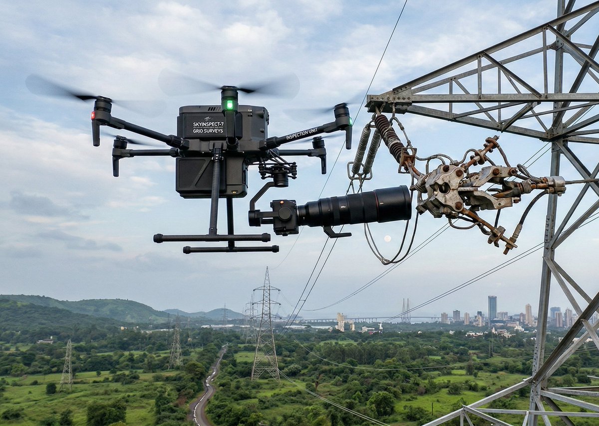 rasoolamaan37's tweet photo. Zoom tech allows us to inspect 400kV lines from 20 meters away. Stay safe, stay clear, get the data. โก๐ธ #UtilityTech #UAV https://t.co/5aIA3r6Bgo