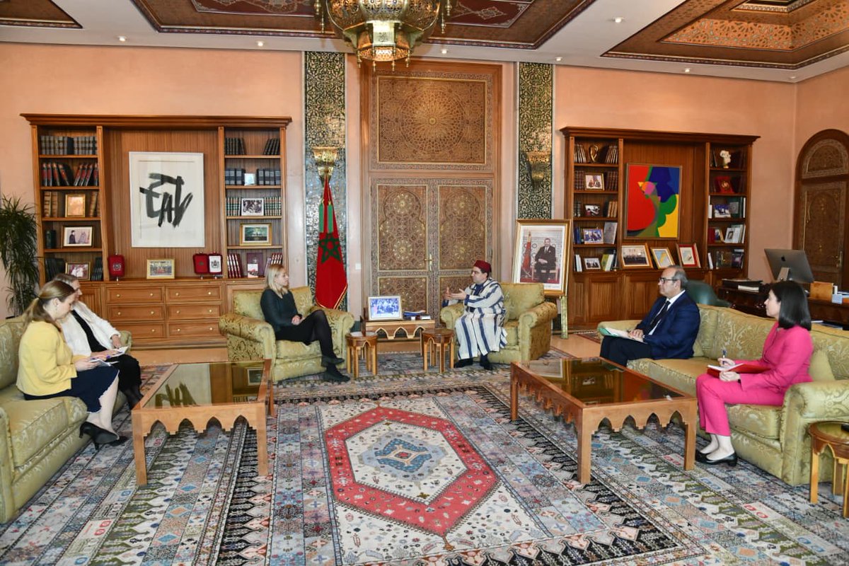 MarocDiplo_AR's tweet photo. 🇫🇮 - 🇲🇦  أجرى السيد الوزير ناصر بوريطة، يومه الأحد بالرباط، مباحثات مع وزيرة الشؤون الخارجية لجمهورية فنلندا، السيدة إيلنا فالطونين
@Ulkoministerio 
@MoroccoInFIN https://t.co/oEpQEi7bp2
