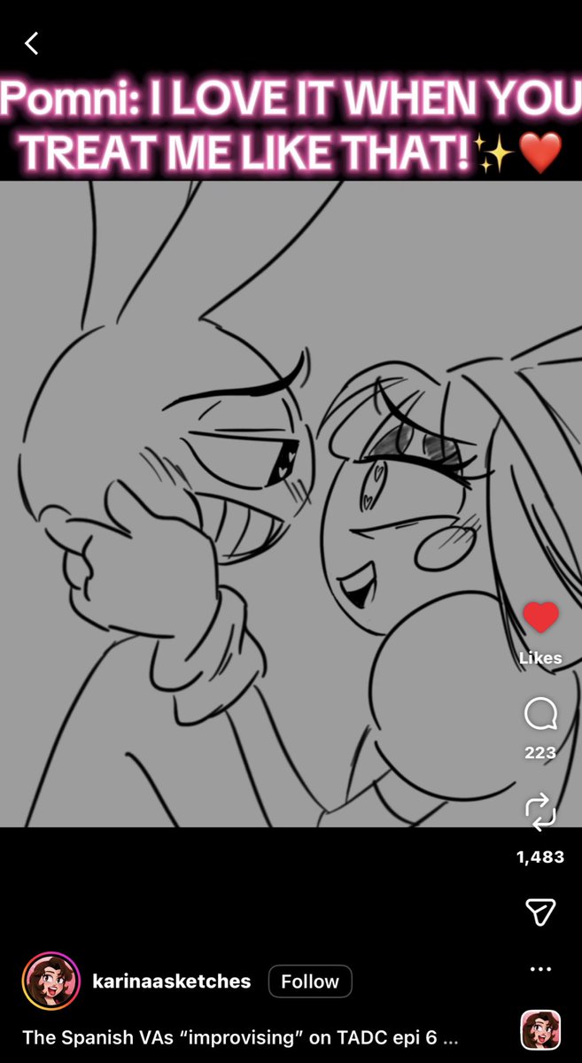 omg guys someone actually animated this and it has english translation instagram.com/reel/DTNezvDgD…