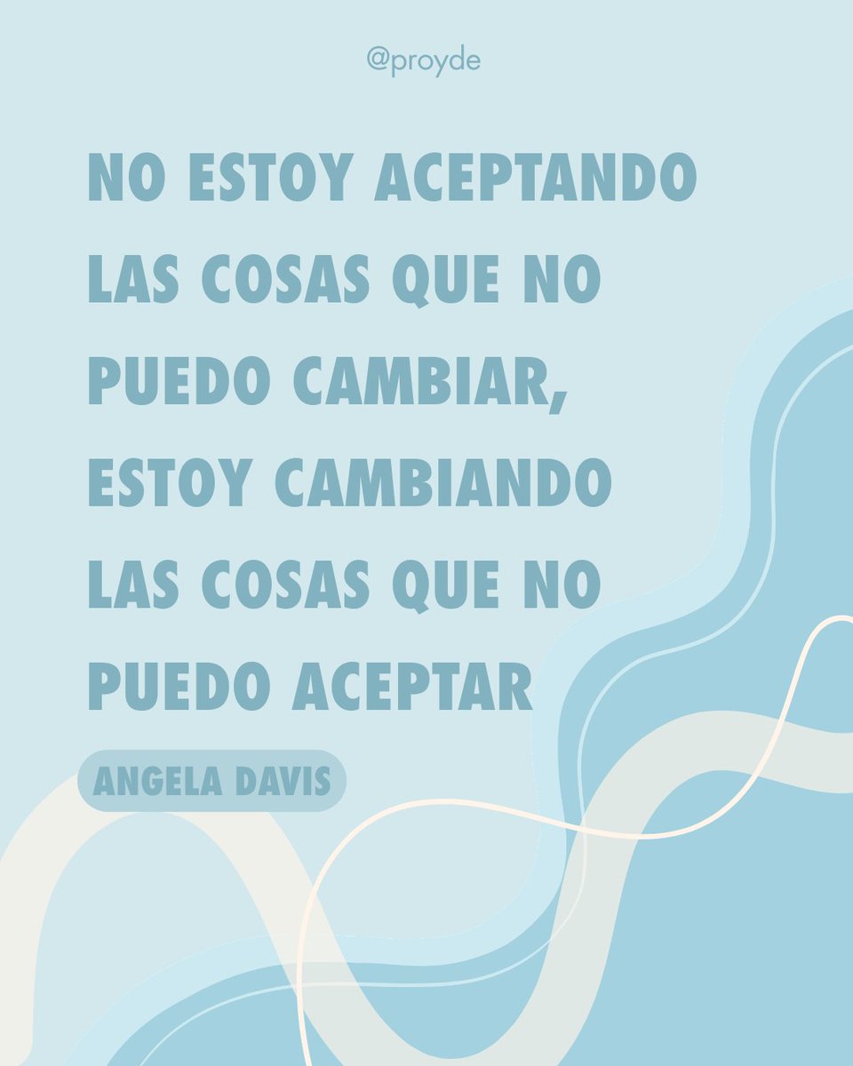 PROYDEMADRID's tweet photo. ⚡“No estoy aceptando las cosas que no puedo cambiar, estoy cambiando las cosas que no puedo aceptar” — Angela Davis
El cambio empieza cuando actuamos frente a la injusticia. Nuestro compromiso es transformar la realidad desde la educación y la cooperación.🔁 https://t.co/H2M7UpC6Zi