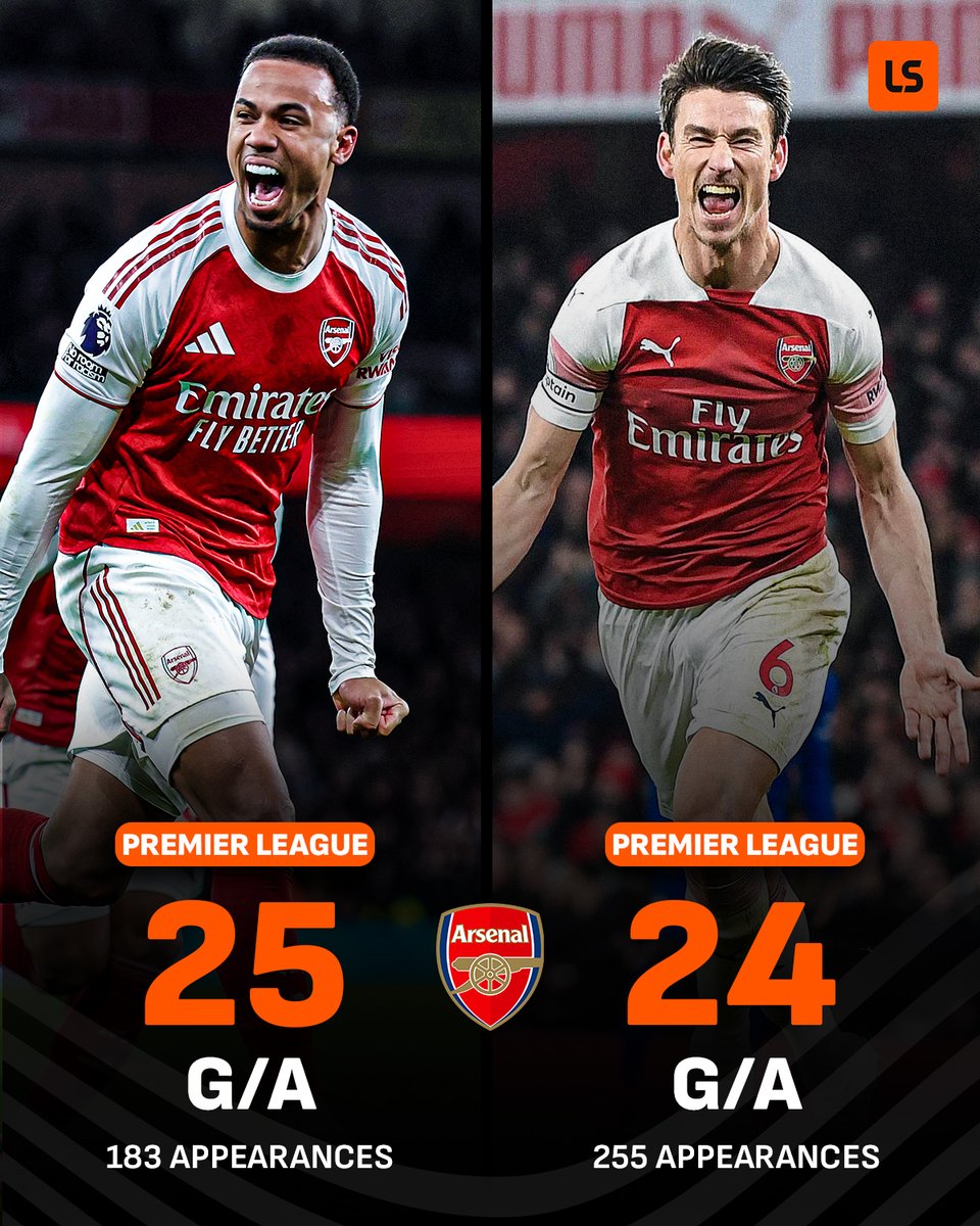 Gabriel now has the most goal contributions for an Arsenal centre-back in Premier League history 🥇💥