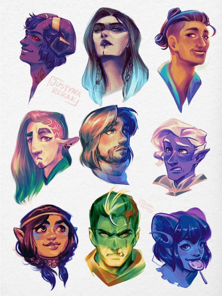 #MightyNein portrait sketches
#CriticalRole