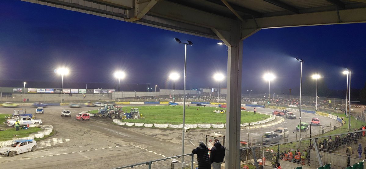 New floodlights at Skegness means you can now see the track well