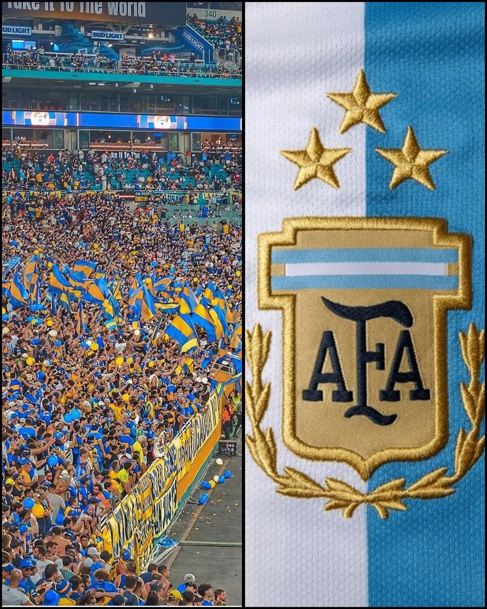 BocaJrsSports's tweet image. 🔥 FIFA analiza trasladar la FINALISSIMA, entre #ARG 🇦🇷 y #ESP 🇪🇸, al HARD ROCK de MIAMI 🇺🇲

📌 Entre el 27 al 30 de Marzo sería la fecha del partido.