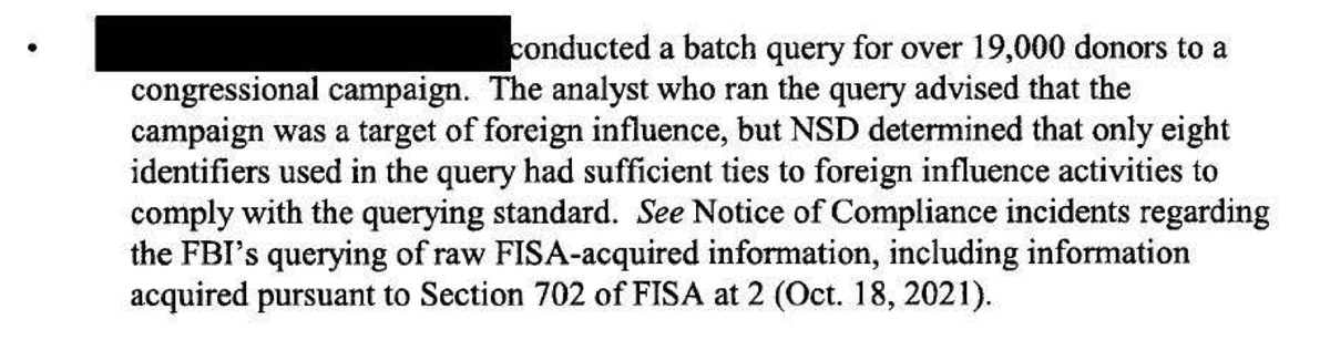 <a href="/powerbottomdad1/">sucks</a> hey dawg! this is not even close to true! there are literally thousands of *documented illegal abuses* of our mass surveillance system, from looking up agents Hinge dates to spying on a congressman to *just batch looking up info on all 19000 donors to a political campaign*