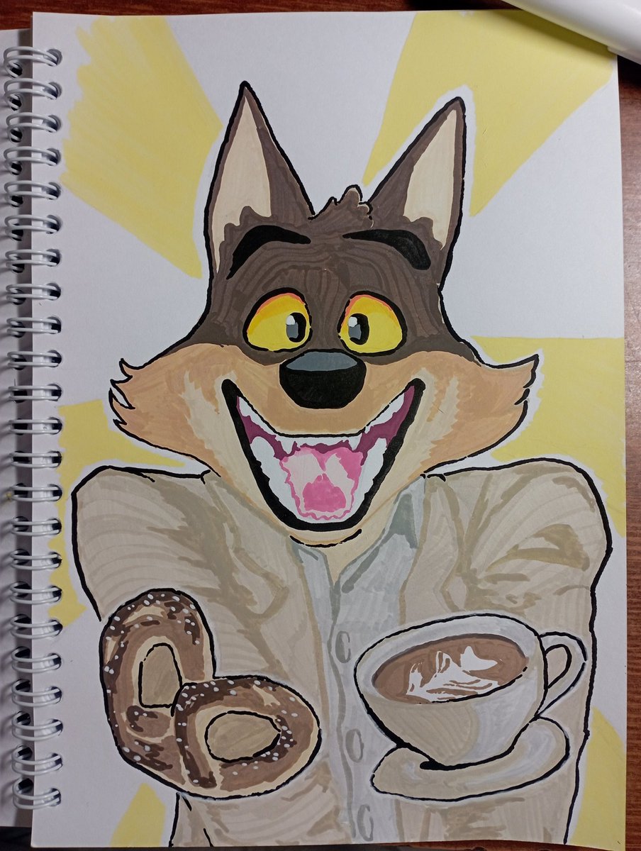dther_art's tweet photo. Got to try acrilic markers for the first time!
Wanted to draw something (someone) wholesome for spring
#furryartwork #art #TheBadGuys https://t.co/QhPvAUokmU