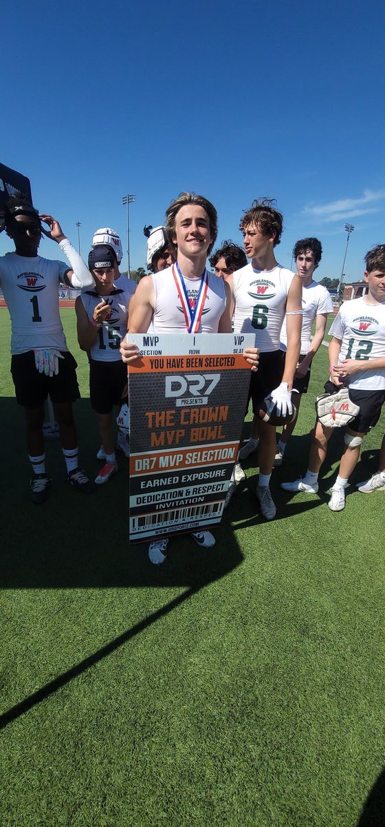 THEPLATFORMDR's tweet photo. DR7-Houston 15U MVP's 🔥🔥
(The Woodlands) 

QB - Carson Bollender
ATH - Kaiheem Pondexter https://t.co/WLDCPRUfo8