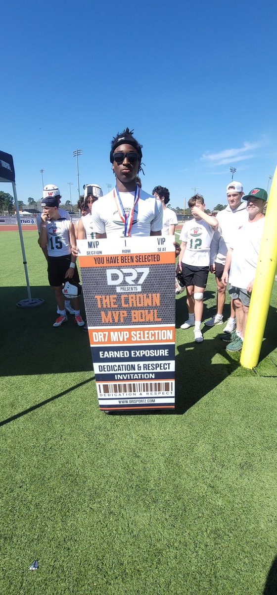 THEPLATFORMDR's tweet photo. DR7-Houston 15U MVP's 🔥🔥
(The Woodlands) 

QB - Carson Bollender
ATH - Kaiheem Pondexter https://t.co/WLDCPRUfo8