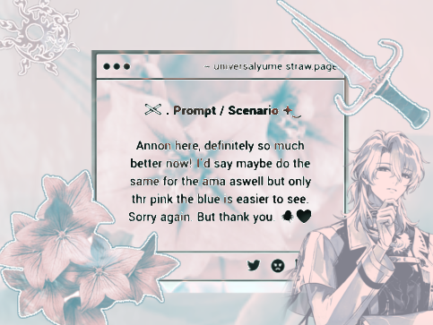 Universal_yume's tweet photo. ྀི༷ᣟ݂ ۪۪  Other 𓐇˚ִִ𓈒꒱꒱
──★ ˙.
Hello again, anon! I'm glad I could help♡
Here's the color swatches from the new text!!! (2nd photo is just originally how it looked in strawpage since I got it there lolol..) I hope this is okay!!! https://t.co/LSqaEbwVG1