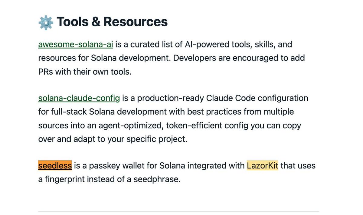 seedless_wallet's tweet photo. Seedless featured in @mikehale's Colosseum Codex as a Solana dev tool.

Passkey wallet integrated with @lazorkit - fingerprint instead of seed phrases.
 
Link👇 https://t.co/OSJK2wjc2G