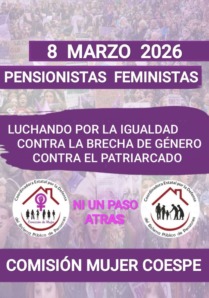 Las mujeres hemos luchado contra la brecha de Género
Seguimos luchando 
Y lucharemos hasta conseguirlo. 
Hasta la Victoria Siempre