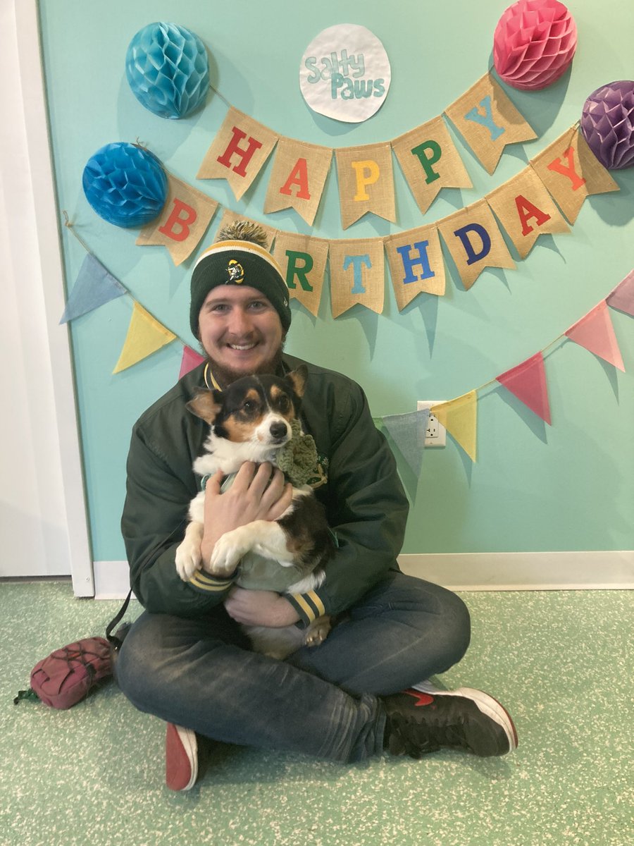 AdamRobertsMKE's tweet photo. Nico wants to wish everyone a Happy National Welsh Corgi Day!

These sweet potatoes can be a bit zany at times, but I wouldn’t trade this sweet potato for any other pup! https://t.co/bN6W3hCIUZ
