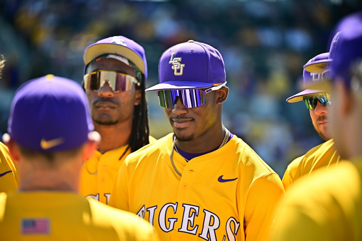 LSUbaseball's tweet photo. Game Time Golds ⭐️ https://t.co/WKweAU3Oxx