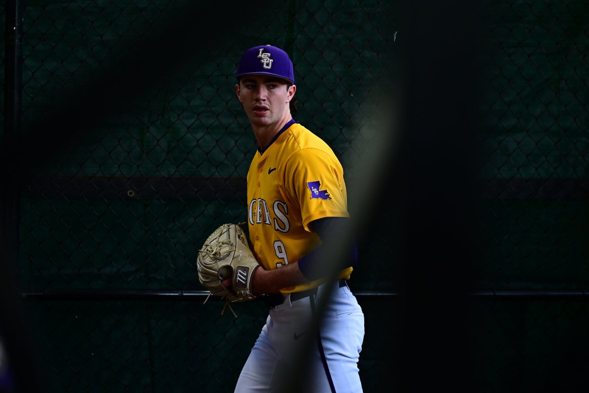 LSUbaseball's tweet photo. Game Time Golds ⭐️ https://t.co/WKweAU3Oxx