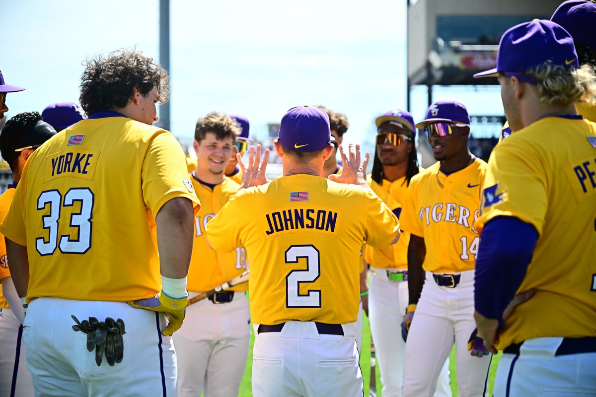 LSUbaseball's tweet photo. Game Time Golds ⭐️ https://t.co/WKweAU3Oxx