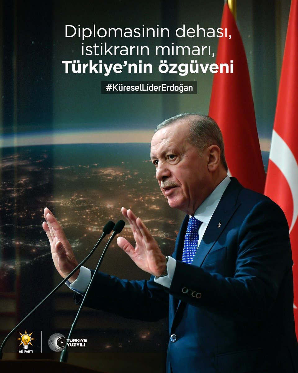 Dünyanın içinden geçtiği bu zorlu dönemde Şükürler olsun ki, ülkemizi koruyan güçlü bir iradeye sahibiz. 

Bölgemiz sistematik bir ateş çemberine sürüklenmeye çalışılırken; kararlı ve dik duruşuyla Türkiye’nin teminatı olan bir liderimiz var. 
Allah başımızdan eksik etmesin.