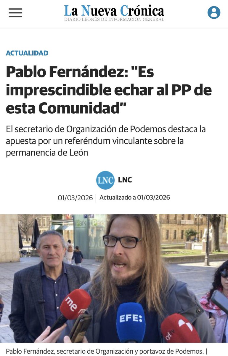 CORRECTO. Por eso hay que que votar a la candidatura de <a href="/Podemos_CyL/">Podemos CyL</a> liderada por <a href="/LlamasMAngel/">Miguel Ángel Llamas</a>