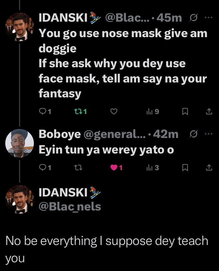 We no dey reject obough for here 🙃