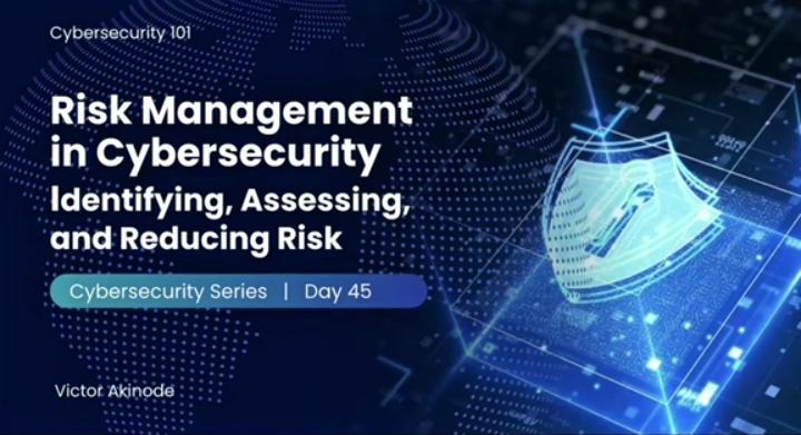 light_walker0l's tweet photo. Day 45/100 Cybersecurity Challenge

Risk is unavoidable. Cybersecurity isn’t about eliminating every threat  it’s about identifying, assessing, and managing risks effectively.

@VictorAkinode @ireteeh 

#RiskManagement #100DaysCybersecurityChallenge #100DaysWithVA #100DaysWithVAI https://t.co/ETrnrQfium