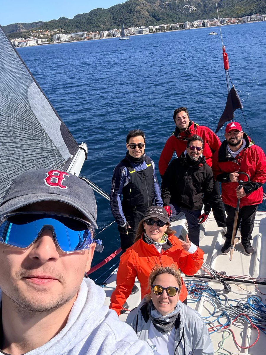 ahmetbosnali's tweet photo. Marmaris winds, 48 unforgettable hours.
See you on the next start line. ⛵️
#WinterTrophy #Marmaris #SailingLife #RegattaLife #OffshoreSailing
#Yelken #SailingCrew
#ChefOnDeck #AhmetBosnali https://t.co/ybjYE63O7i