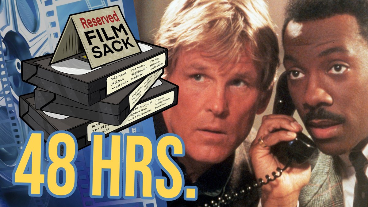 scottjohnson's tweet photo. Time for Film Sack to cover 1982’s ’48  Hrs’. One of the oldest   FEEDS, EPISODES and SITE: https://t.co/epZkB5pSzY YOUTUBE: https://t.co/zjzDTuaCVd https://t.co/fRfJyrPkhb