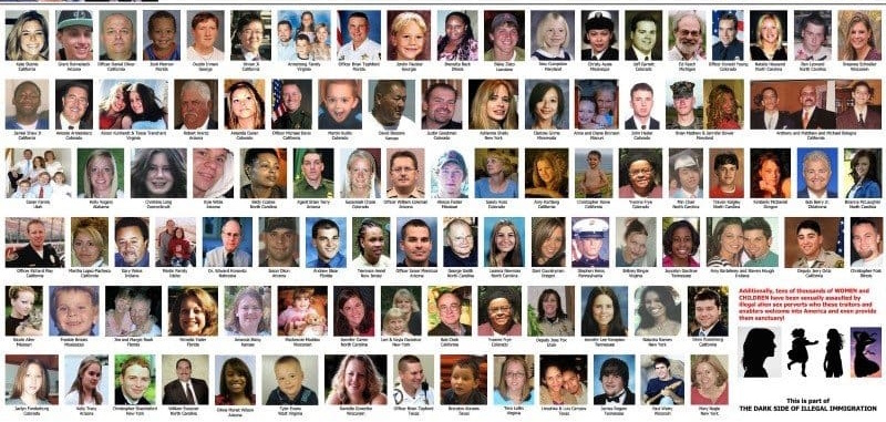 blackdeathheid's tweet image. Put a sock in it, Sen. "Sierra Frank" Schumer:

You are "devastated" at the deaths of three American servicemen who volunteered to go in harm's way to protect their country -- but YOU HAVE NEVER SAID ONE WORD about the deaths of these 👇American citizens murdered by the invaders