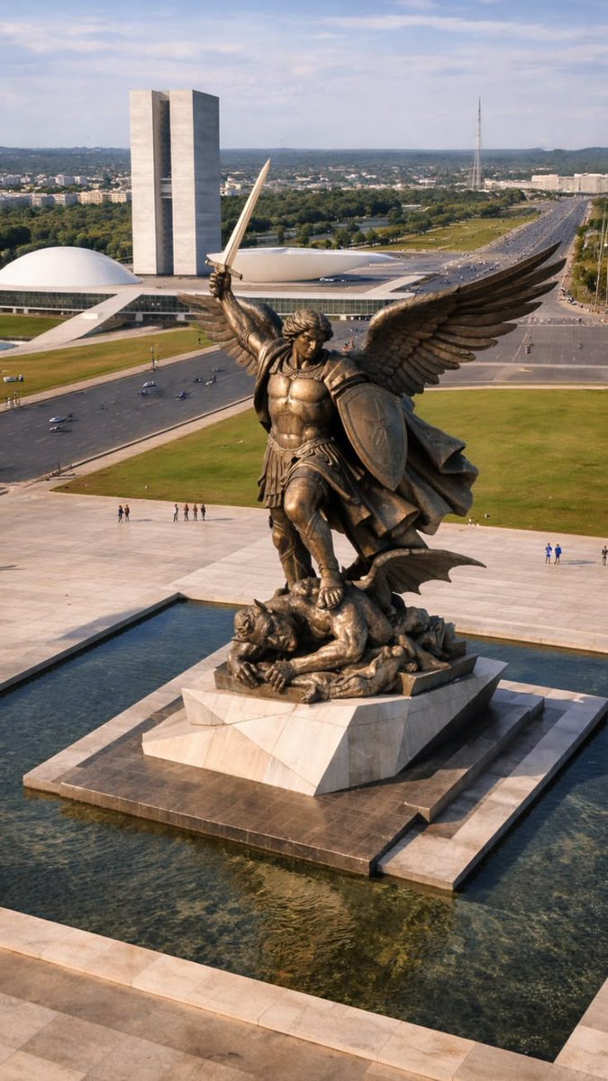 Brasiliada_'s tweet photo. Saint Michael the Archangel guides us in the good fight. | 🇧🇷 https://t.co/TwriNZerVJ