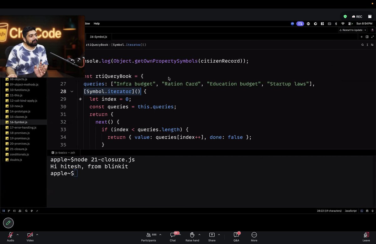 aaudhkumar's tweet photo. Completed class on Closures and Dom , Closures is a really fascinating concept and used in major companies code , helps in optimisation and accessing variables outside the scope of nested functions , only which it needs
#hyperfocus #chaicode https://t.co/umC7tZIFAp
