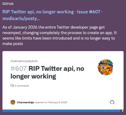 Twitter continues to make it unbearable to be here.