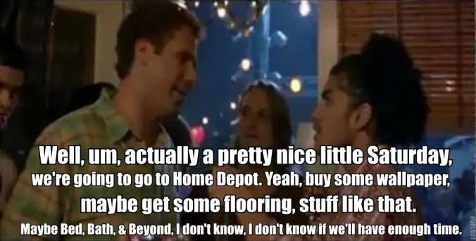 This is what it’s like owning a house in your mid 20’s except  just hungover all weekend too