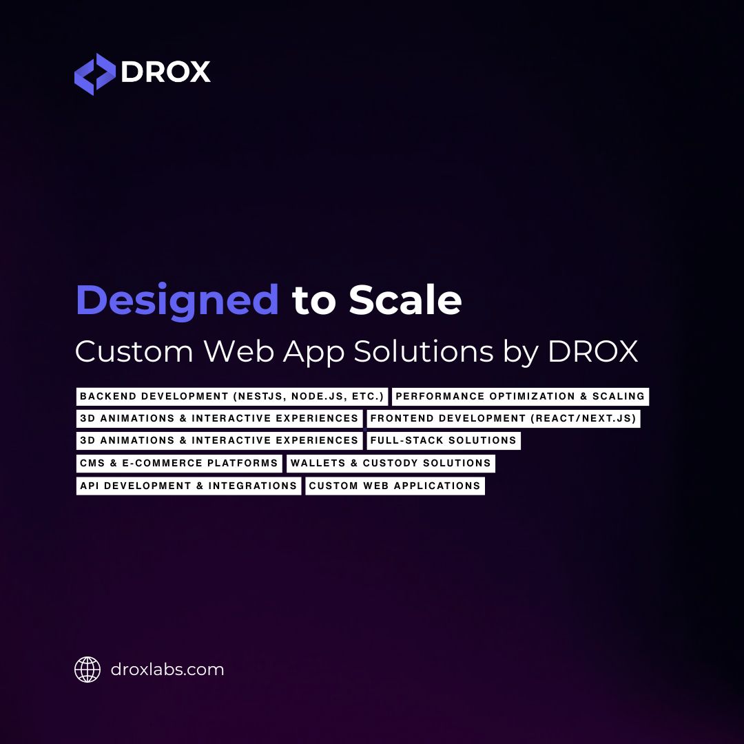 droxHQ's tweet photo. High-performance web apps designed for real-world demand🌐👇

https://t.co/QvedTbdjNe https://t.co/cIngFkN3uk