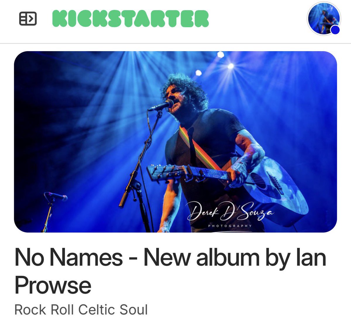 IanProwse's tweet photo. You can now pre order our brand new album NO NAMES. 
by Ian Prowse on @Kickstarter
 https://t.co/gJGM2nCpDG https://t.co/CEXb7XqlQQ