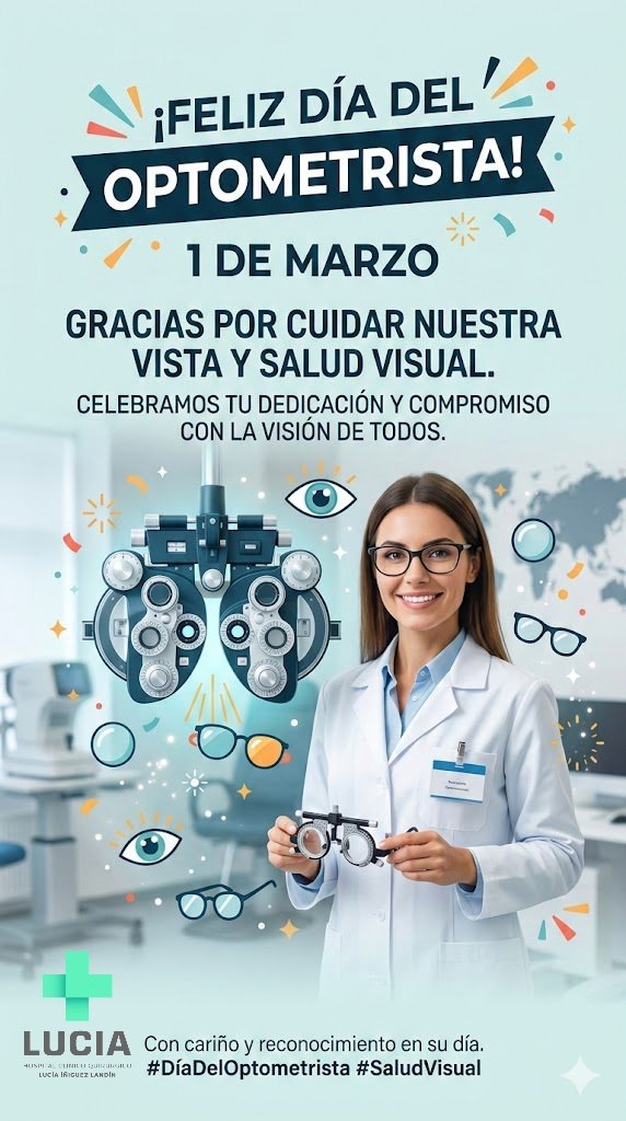 👨🏻‍⚕️👓Gracias por su rigor científico, por su ética y por ser la primera línea de defensa de nuestra salud visual. Su labor es fundamental para que nadie pierda de vista lo que realmente importa.
¡Feliz Día del Optometrista!
#HeroesDeLaSalud