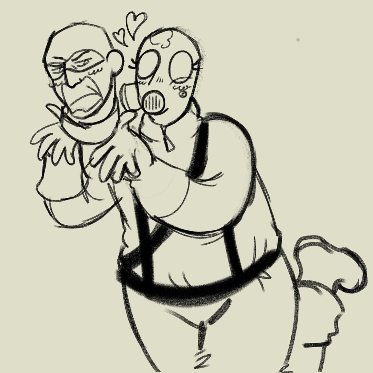 Ash_shark_'s tweet image. Spyro/French toast doodles
I liked the second sketch sm i might actually drew that one
#Pyro #Spy #Tf2