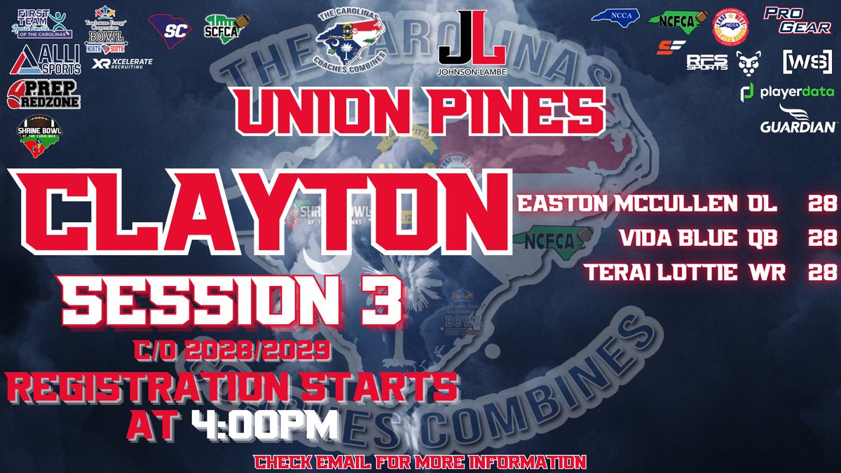 Carolinas Coaches Combine tweet media