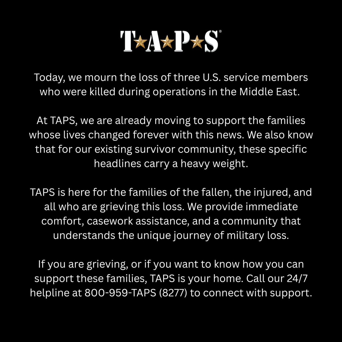 TAPS tweet media