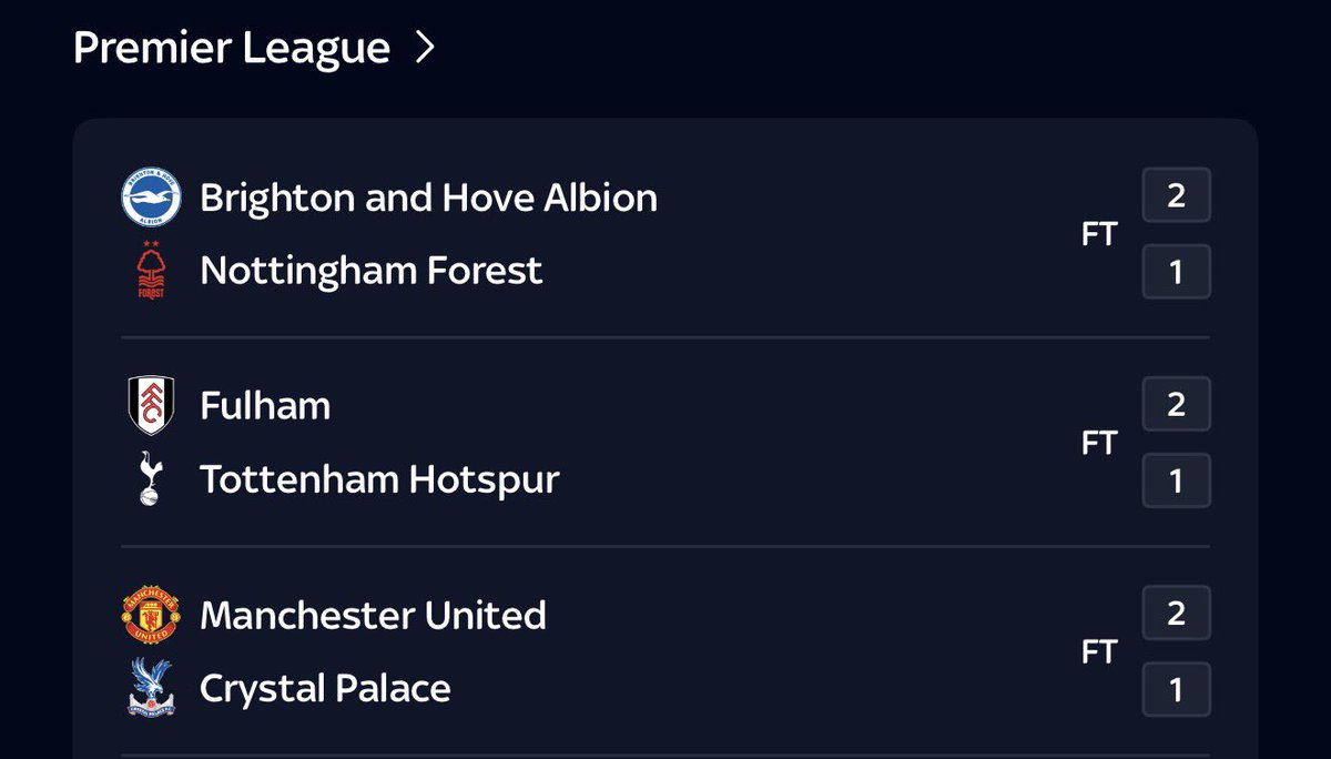 dannylepage's tweet photo. @OptaJoe when was the last occurrence that all Premier League matches which kicked off at the same date and time (2pm, in this example, or otherwise), all ended in the exact same home and away result? #PremierLeague #SuperSunday https://t.co/7bjgTaezaG