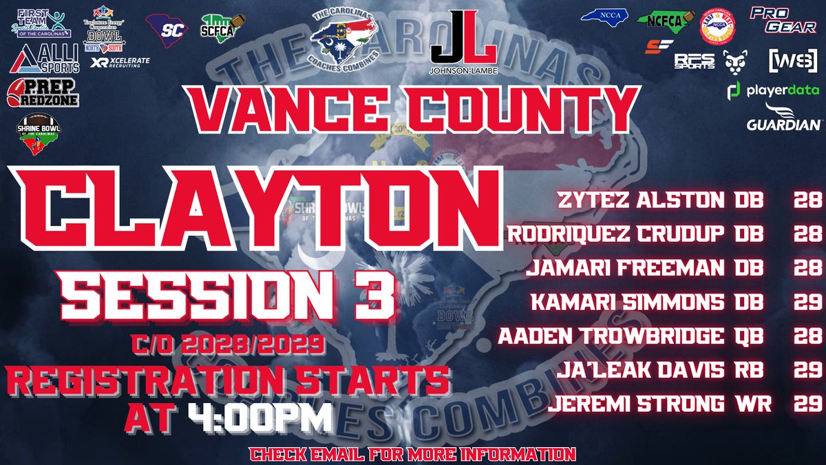 Carolinas Coaches Combine tweet media