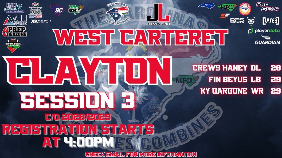 Carolinas Coaches Combine tweet media