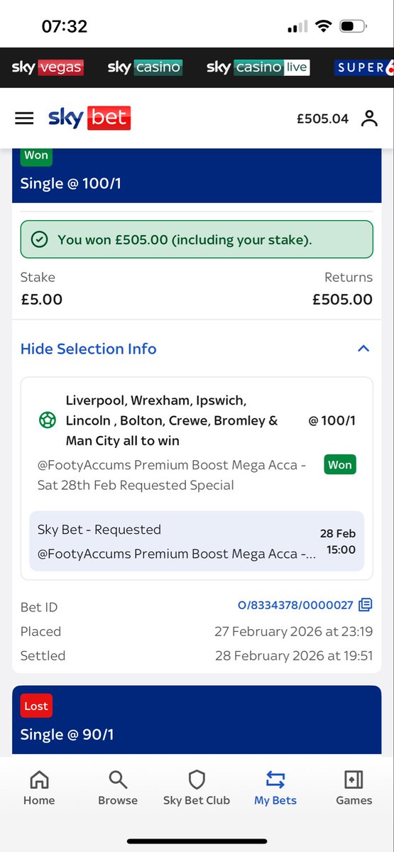 rhys_dench's tweet photo. @FootyAccums Thanks bro not a bad weekend https://t.co/gkbj3WyJIw