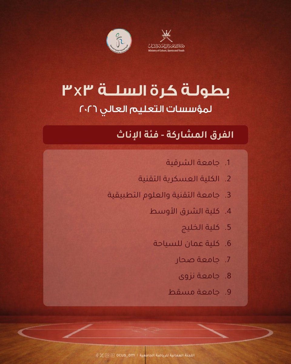 الرياضة الجامعية|University Sports tweet media